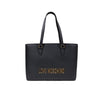Τσάντα χειρός Love Moschino δίχρωμη από πολυαιθυλένιο