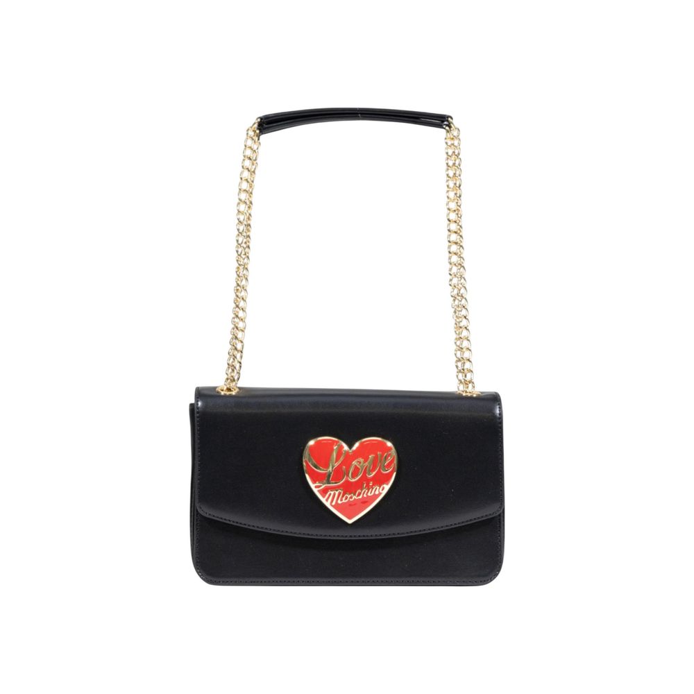 Τσάντα Love Moschino από Μαύρο Πολυαιθυλένιο