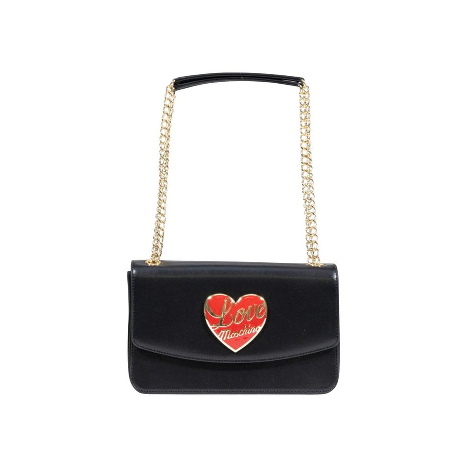 Τσάντα Love Moschino από Μαύρο Πολυαιθυλένιο