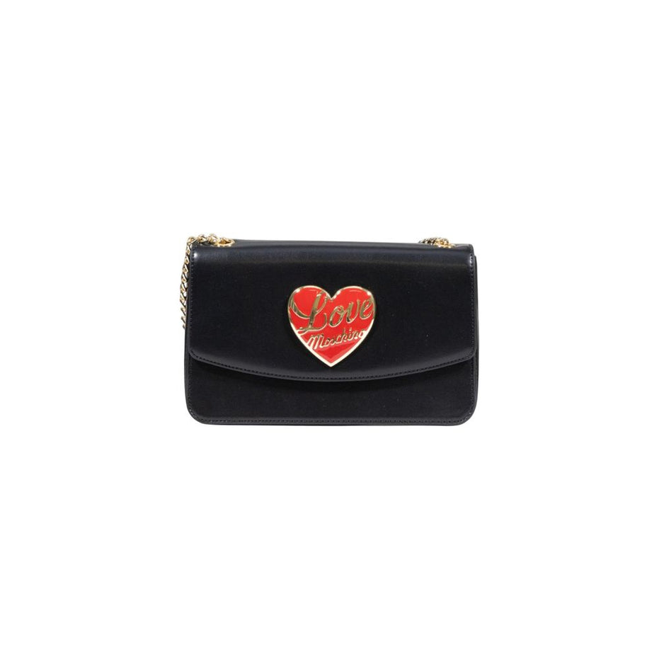 Τσάντα Love Moschino από Μαύρο Πολυαιθυλένιο