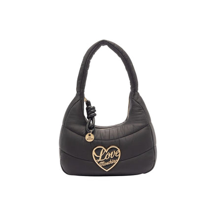 Love Moschino Μαύρη Νάιλον Τσάντα Χειρός