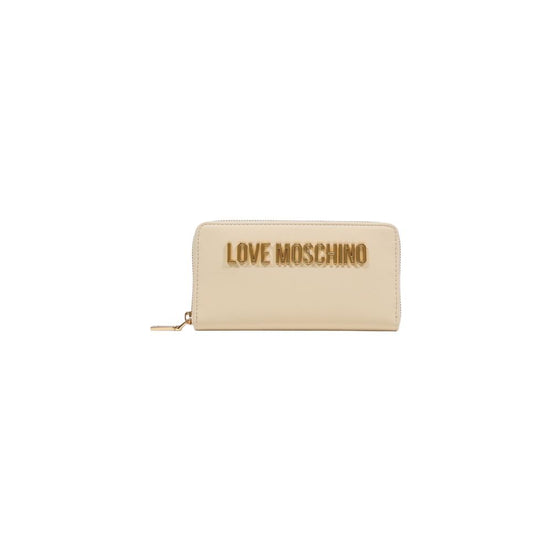 Πορτοφόλι Love Moschino Μπεζ από Πολυαιθυλένιο