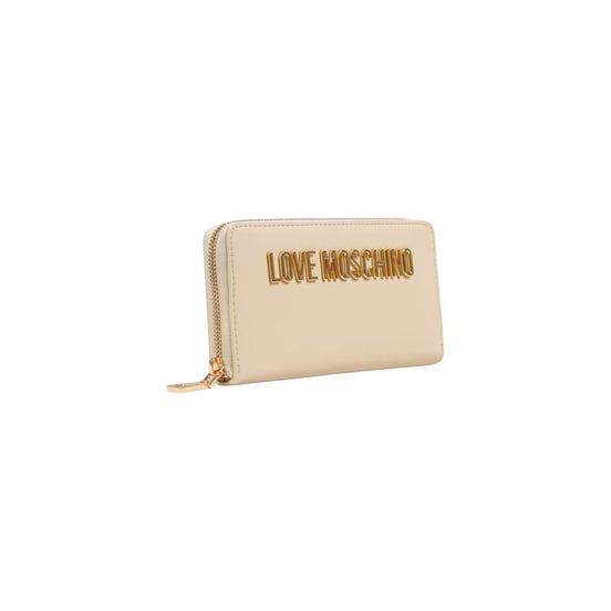 Πορτοφόλι Love Moschino Μπεζ από Πολυαιθυλένιο