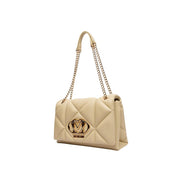 Love Moschino Beige Artificial Leather Handbag