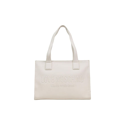 Love Moschino Beige Polyethylene Handbag