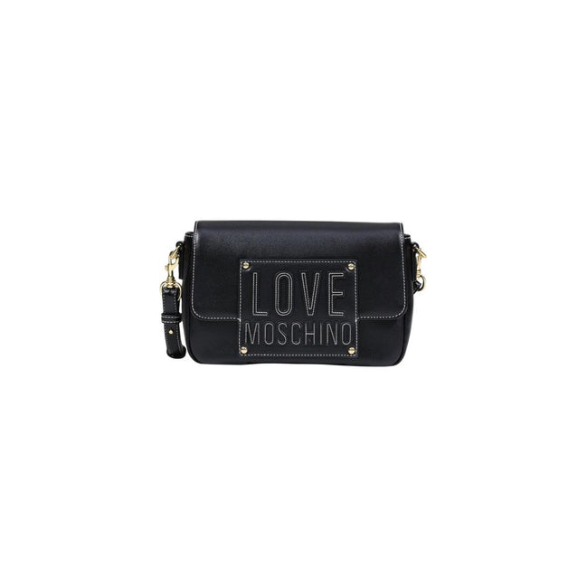 Τσάντα Love Moschino από Μαύρο Πολυαιθυλένιο