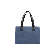 Love Moschino Blue Cotton Handbag