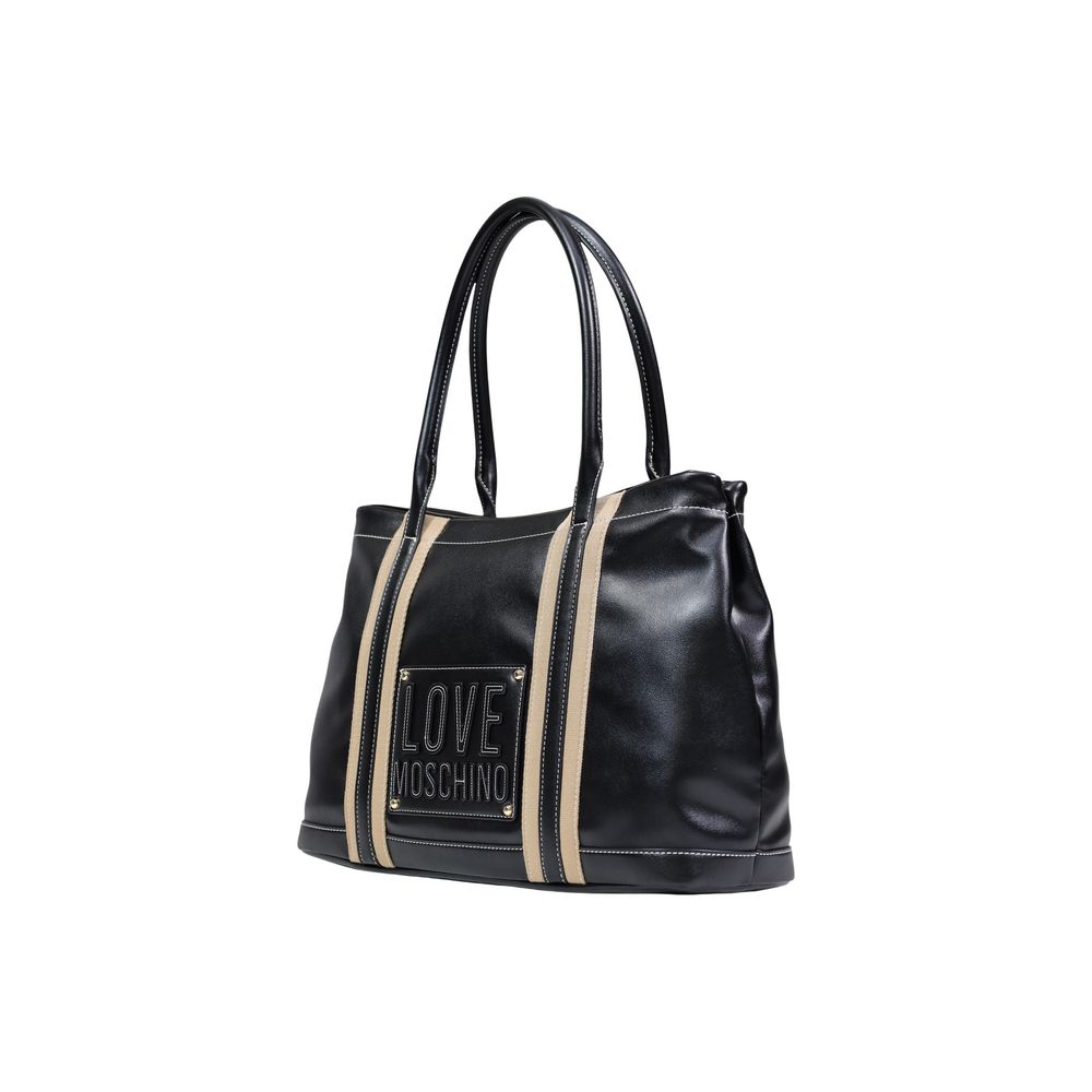 Τσάντα Love Moschino από Μαύρο Πολυαιθυλένιο