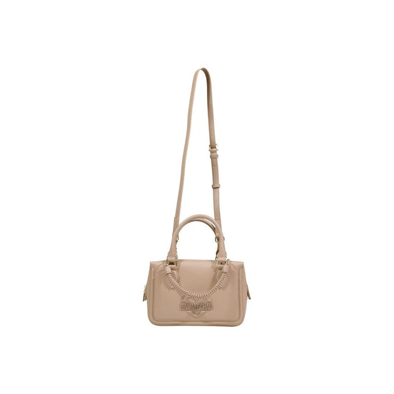 Love Moschino Beige Polyethylene Handbag