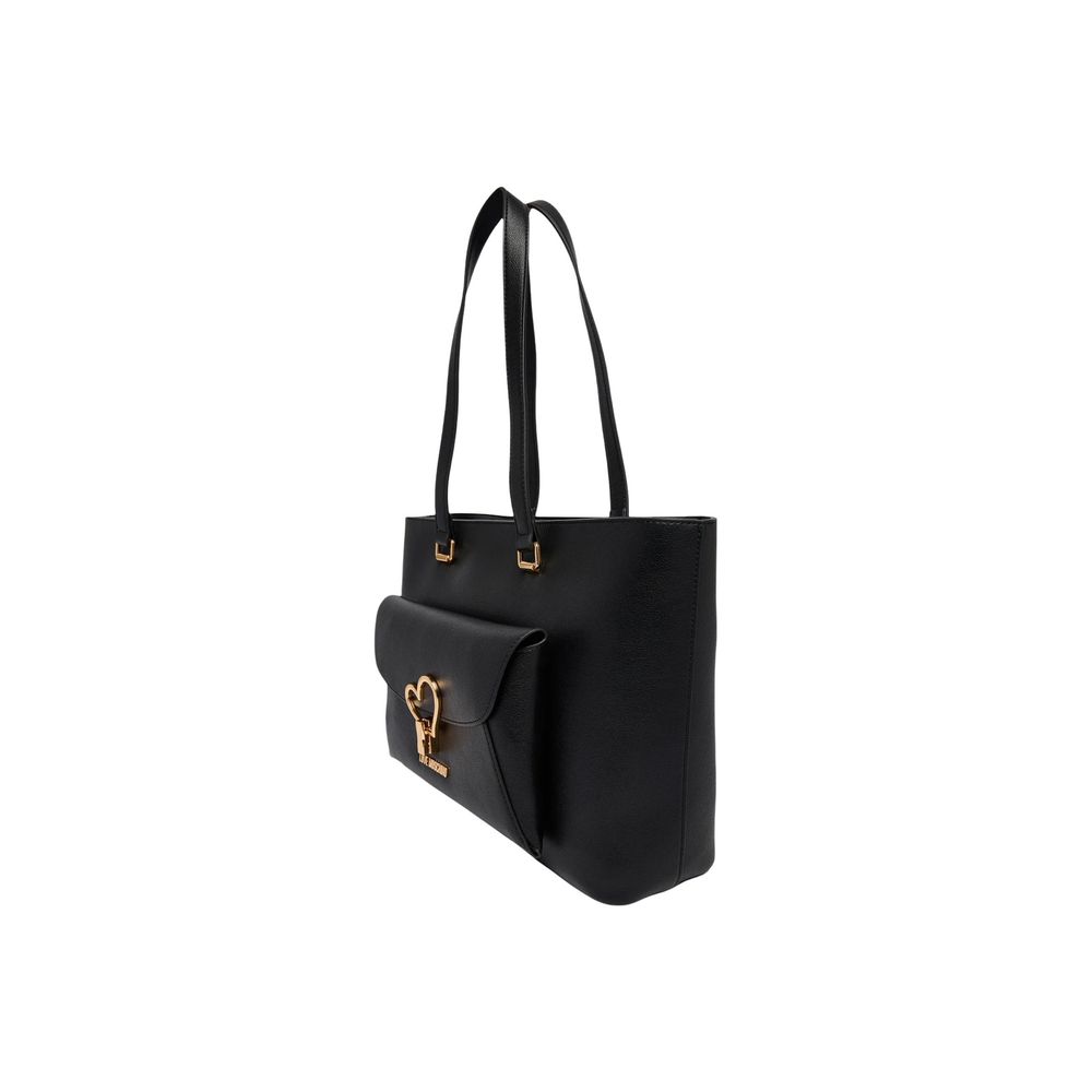 Τσάντα Love Moschino από Μαύρο Πολυαιθυλένιο