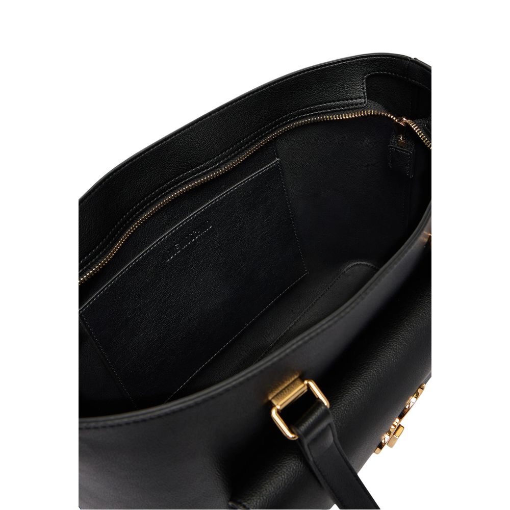 Τσάντα Love Moschino από Μαύρο Πολυαιθυλένιο