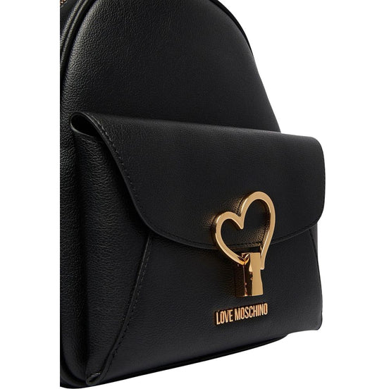 Σακίδιο πλάτης Love Moschino μαύρο από πολυαιθυλένιο
