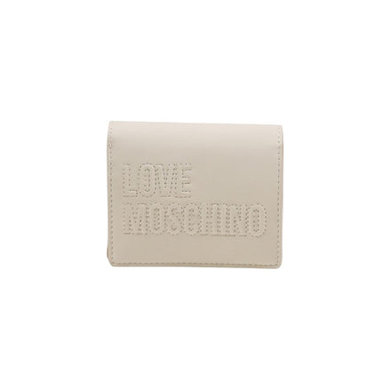 Love Moschino Μπεζ Πορτοφόλι από Πολυαιθυλένιο