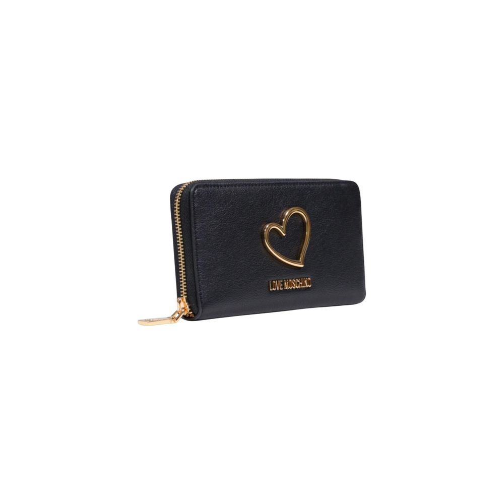 Love Moschino Μαύρο Πορτοφόλι από Πολυαιθυλένιο