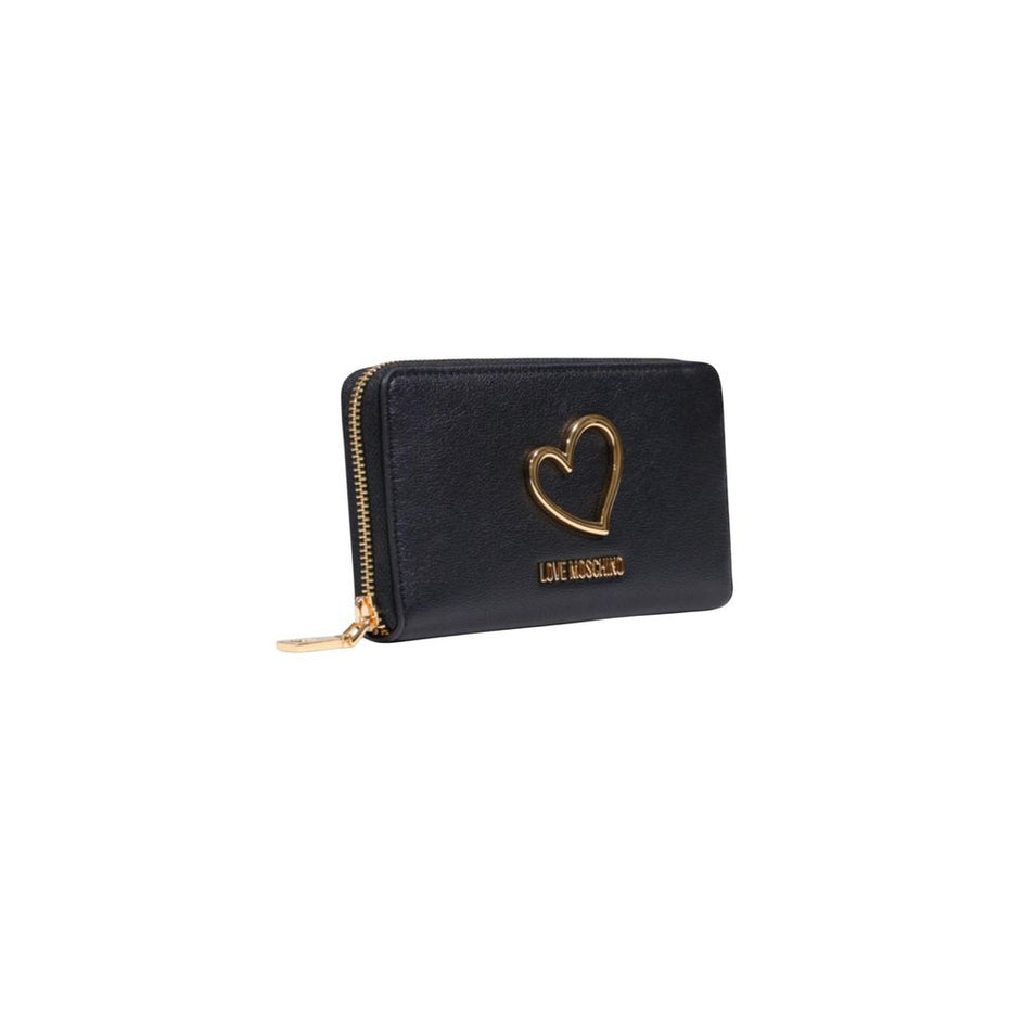 Love Moschino Μαύρο Πορτοφόλι από Πολυαιθυλένιο