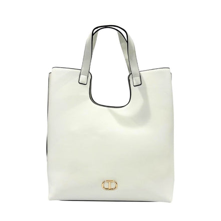 Twinset White PU Women Handbag