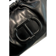 Twinset Black PU Women Shoulder Bag