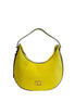 Twinset Yellow PU Women Shoulder Bag