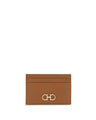 Ferragamo Brown Calf Leather Bos Taurus Wallet