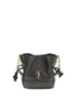 Saint Laurent Black Lamb Ovis Aries Aries Clutch Bag