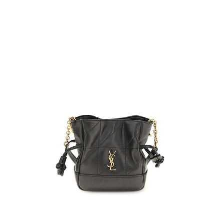 Saint Laurent Black Lamb Ovis Aries Aries Clutch Bag