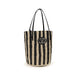 Valentino Garavani Black Raffia Backet Bag