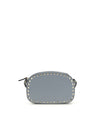 Valentino Garavani Blue Calf Leather Bos Taurus Shoulder Bag