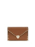 Valentino Garavani Brown Calf Leather Bos Taurus Wallet