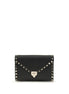 Valentino Garavani Black Calf Leather Bos Taurus Wallet