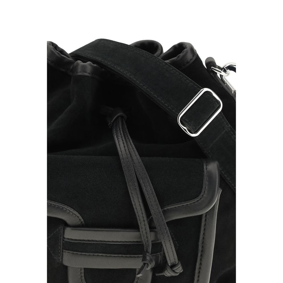 Pierre Hardy Black Calf Leather Bos Taurus Backet Bag