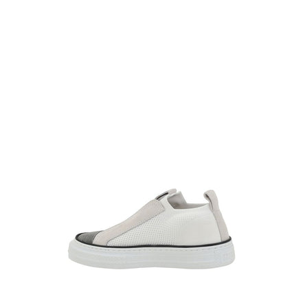 Brunello Cucinelli Λευκά Sneakers με Χαμηλή Κορυφή από Νάιλον