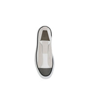 Brunello Cucinelli Λευκά Sneakers με Χαμηλή Κορυφή από Νάιλον