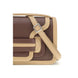 Pierre Hardy Brown Calf Leather Bos Taurus Shoulder Bag