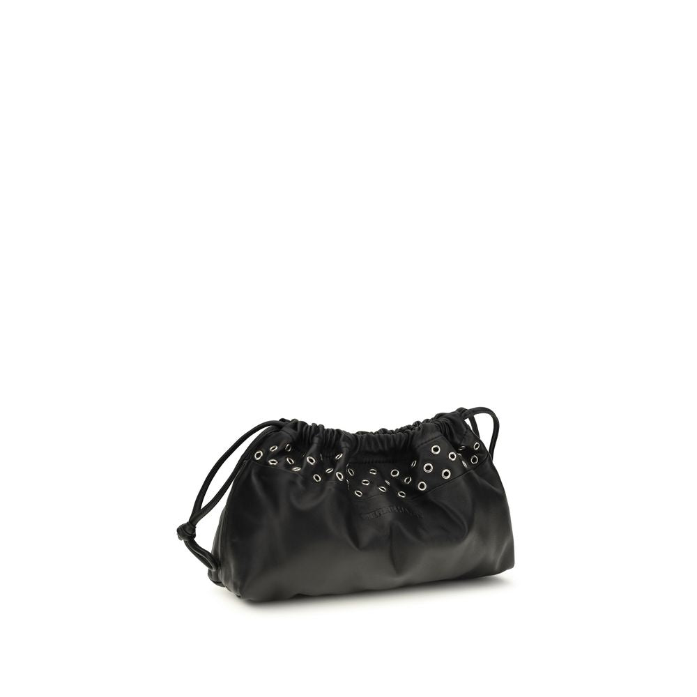 Pierre Hardy Black Calf Leather Bos Taurus Clutch Bag