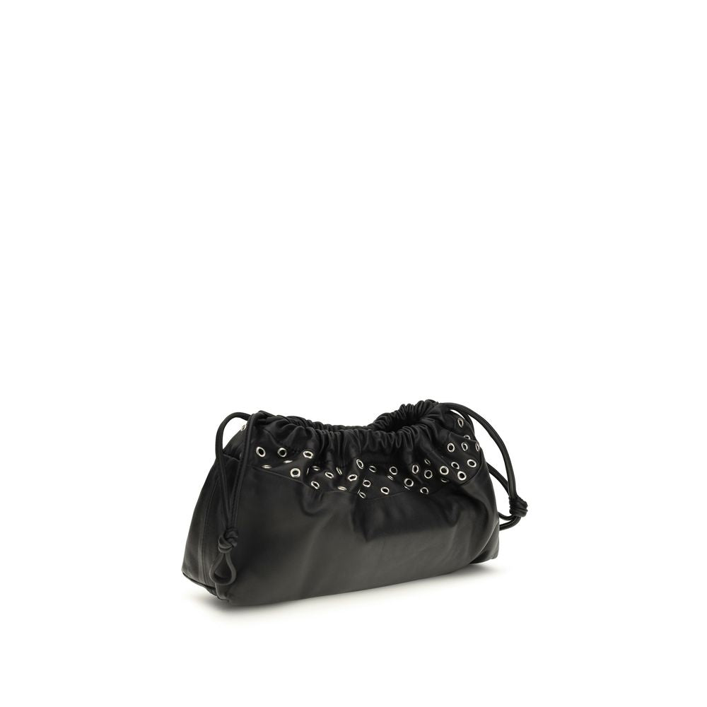 Pierre Hardy Black Calf Leather Bos Taurus Clutch Bag
