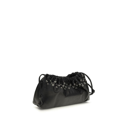 Pierre Hardy Black Calf Leather Bos Taurus Clutch Bag