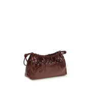 Pierre Hardy Bordeaux Calf Leather Bos Taurus Clutch Bag