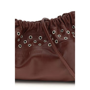 Pierre Hardy Bordeaux Calf Leather Bos Taurus Clutch Bag