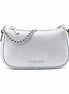 Michael Kors Gray Leather Shoulder Bag