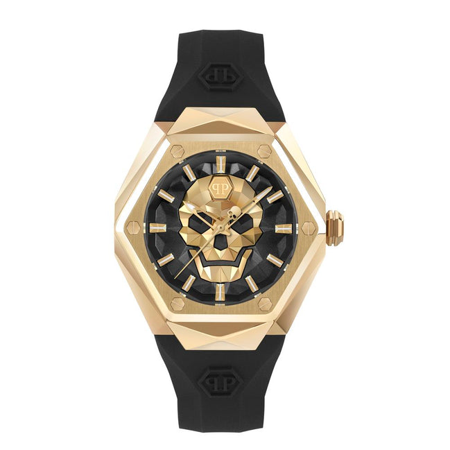 Philipp Plein Μαύρο Συνθετικό Ρολόι Φόρεμα