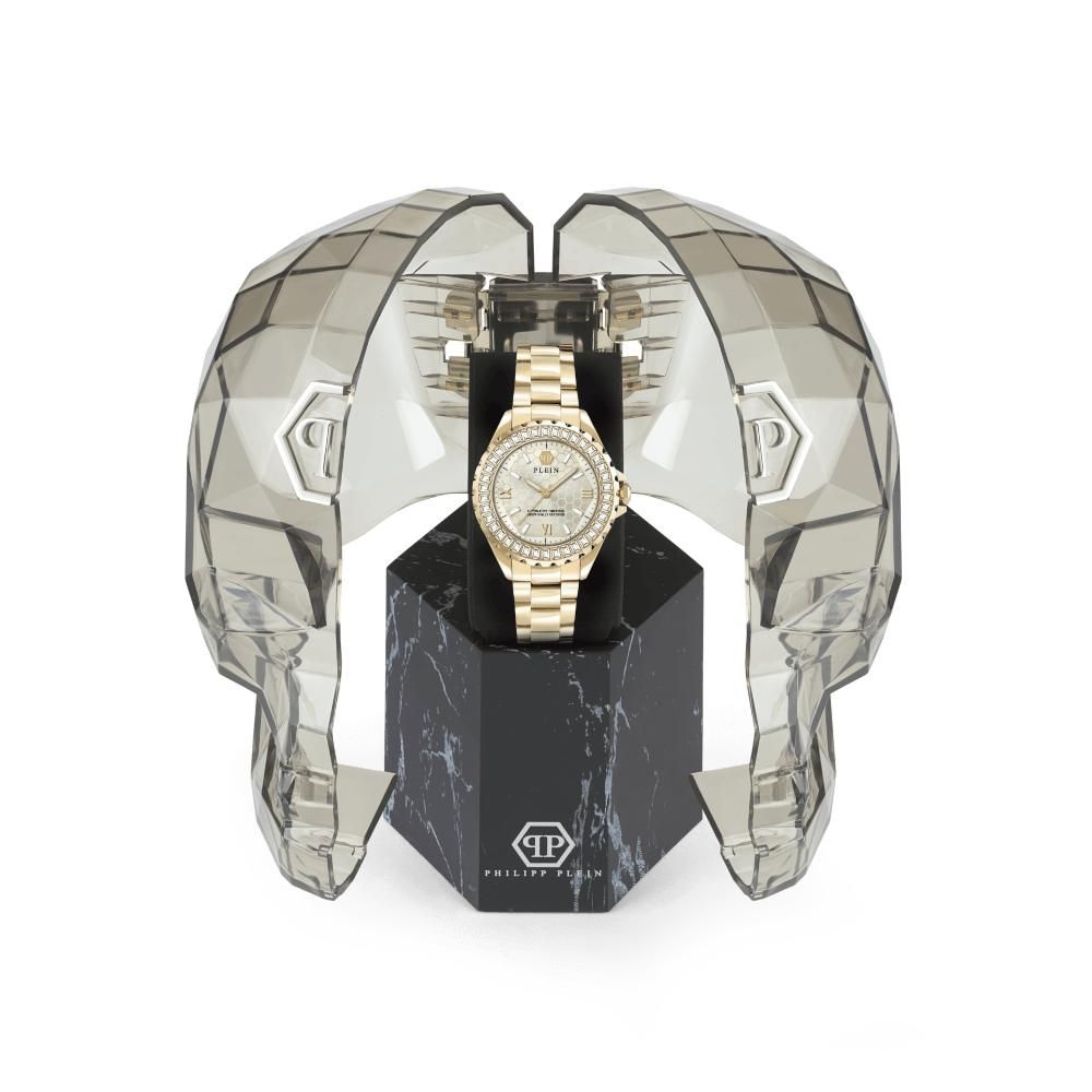 Ανδρικό Ρολόι Philipp Plein Gold από Ανοξείδωτο Ατσάλι
