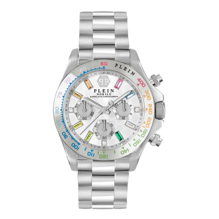 Philipp Plein Gray Stainless Steel Dress Watch