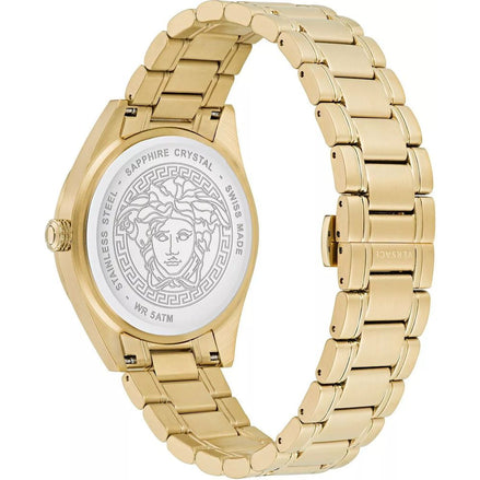 Ανδρικό Ρολόι Versace Χρυσό Ανοξείδωτο Ατσάλι