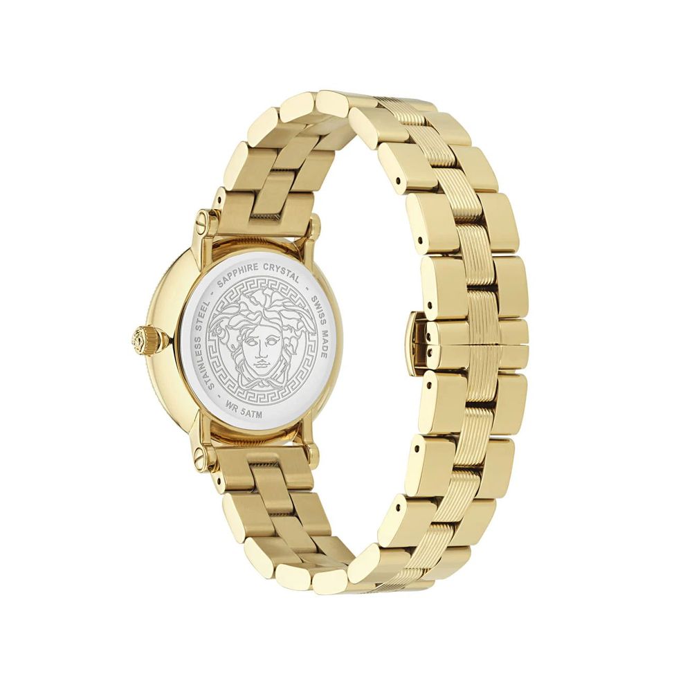Ανδρικό Ρολόι Versace Χρυσό Ανοξείδωτο Ατσάλι