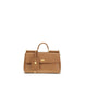 Dolce & Gabbana Beige Calf Leather Bos Taurus Shoulder Bag