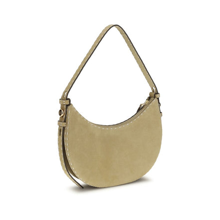 Tory Burch Beige Calf Leather Bos Taurus Shoulder Bag