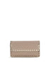 Valentino Garavani Beige Calf Leather Bos Taurus Wallet