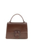 PINKO Brown Lamb Ovis Aries Aries Handbag