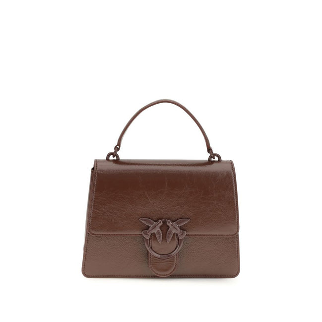 PINKO Brown Lamb Ovis Aries Aries Handbag
