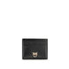 PINKO Black Calf Leather Bos Taurus Wallet